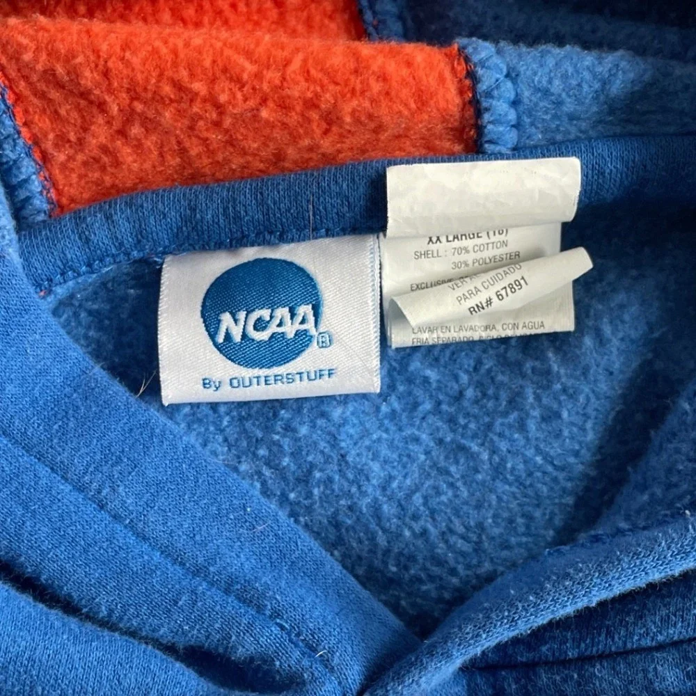 Boise State Broncos Hoodie XX Large NCAA Blue Orange Athletic Sweatshirt Hoodie‎